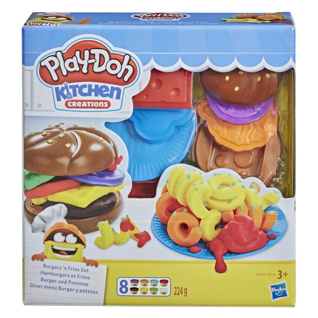2000027551125 1.jpg Hasbro Playdoh Silly Snacks Assorti