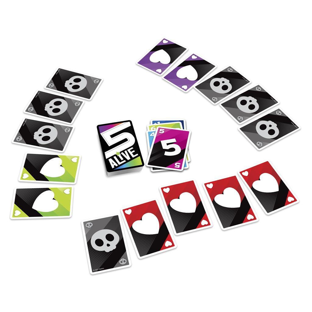 5010993973156 1.jpg Hasbro Gaming 5 Alive Kaartspel