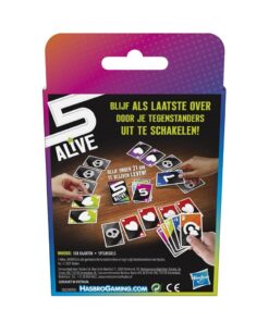 5010993973156 2.jpg Hasbro Gaming 5 Alive Kaartspel
