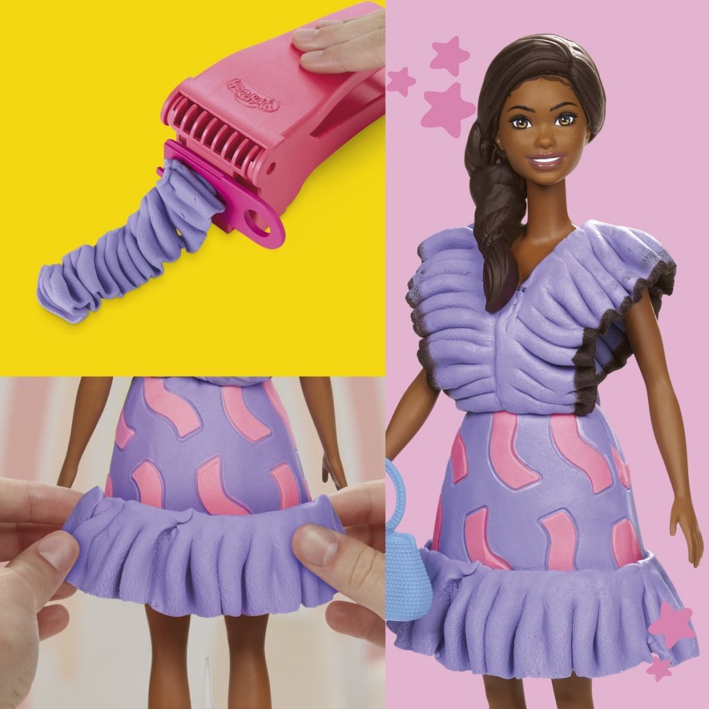 5010996315687 4.jpg Play-Doh Barbie Fashionista Ruffles