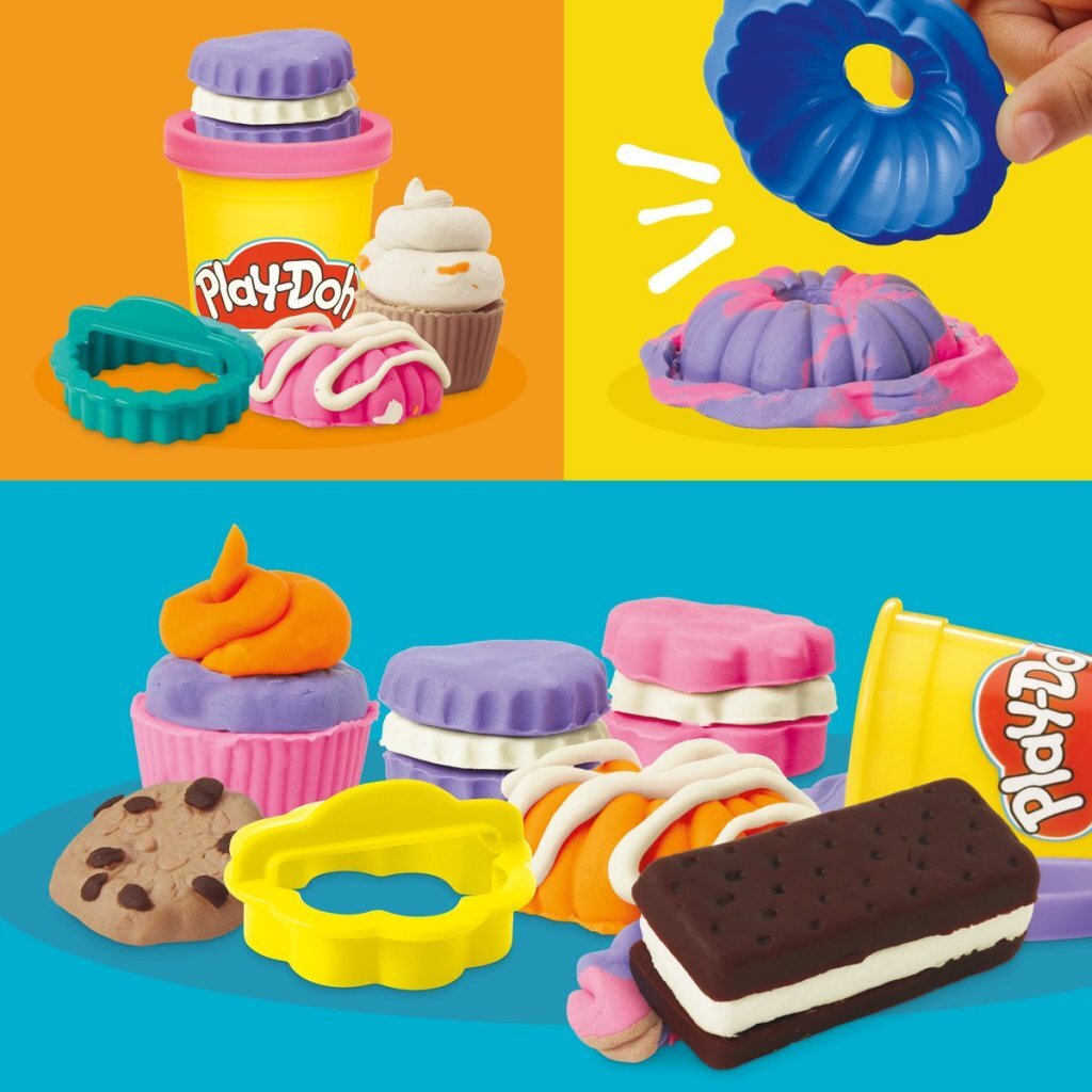 5010996321442 3.jpg Play-Doh Little Bakery Playset