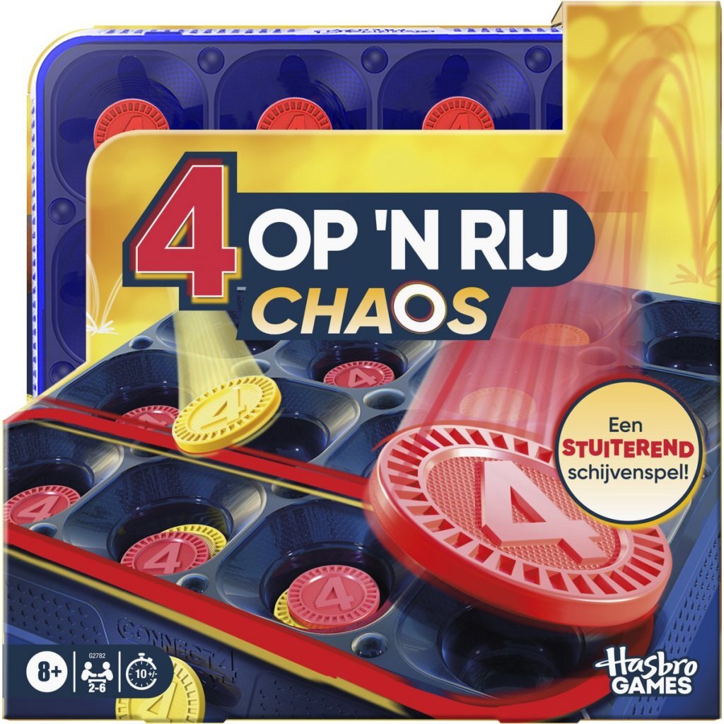 5010996350671 1.jpg Hasbro Gaming 4 Op Een Rij Chaos