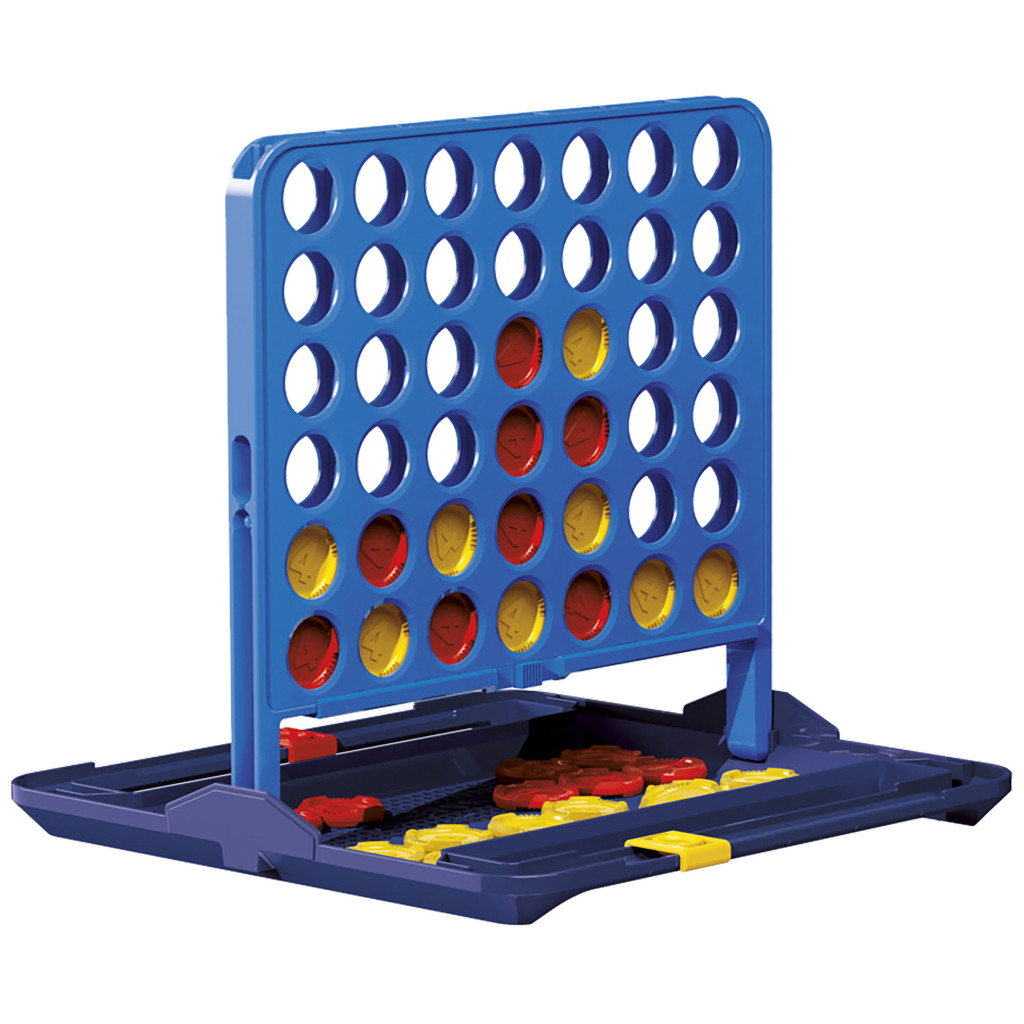5010996355447 1.jpg Hasbro Gaming 4 Op 'n Rij