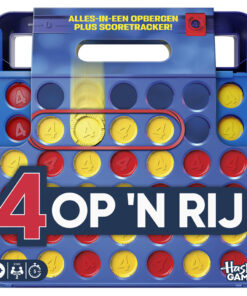 5010996355447 3.jpg Hasbro Gaming 4 Op 'n Rij