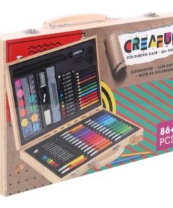 Creafun Houten Kleurkoffer 86-delig