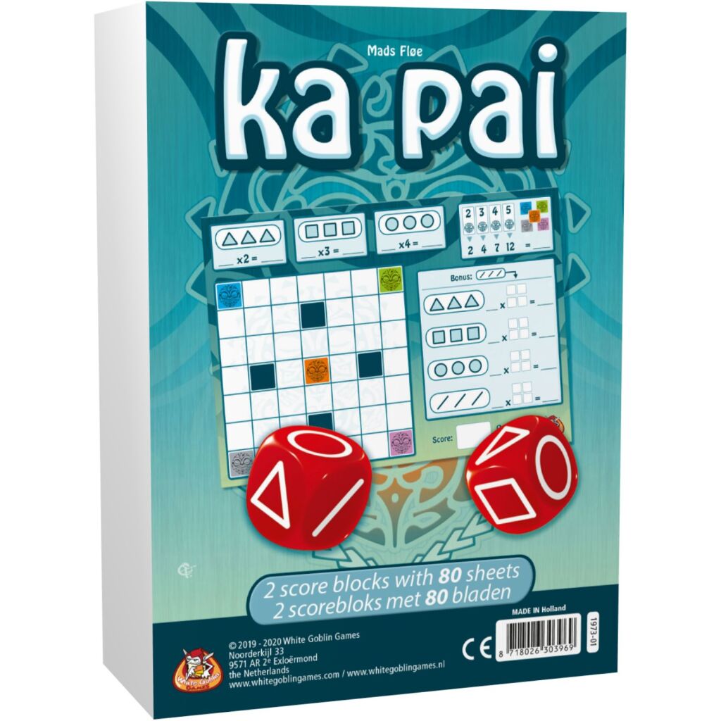 8718026303969 0.jpg White Goblin Games Ka Pai Scoreblok