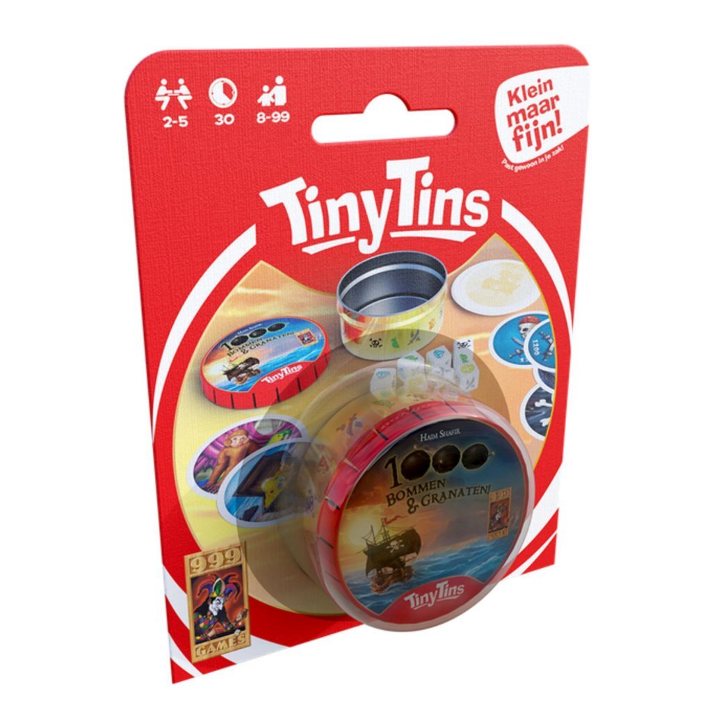 8721184284148 1.jpg 999 Games Tiny Tins 1000 Bommen en Granaten