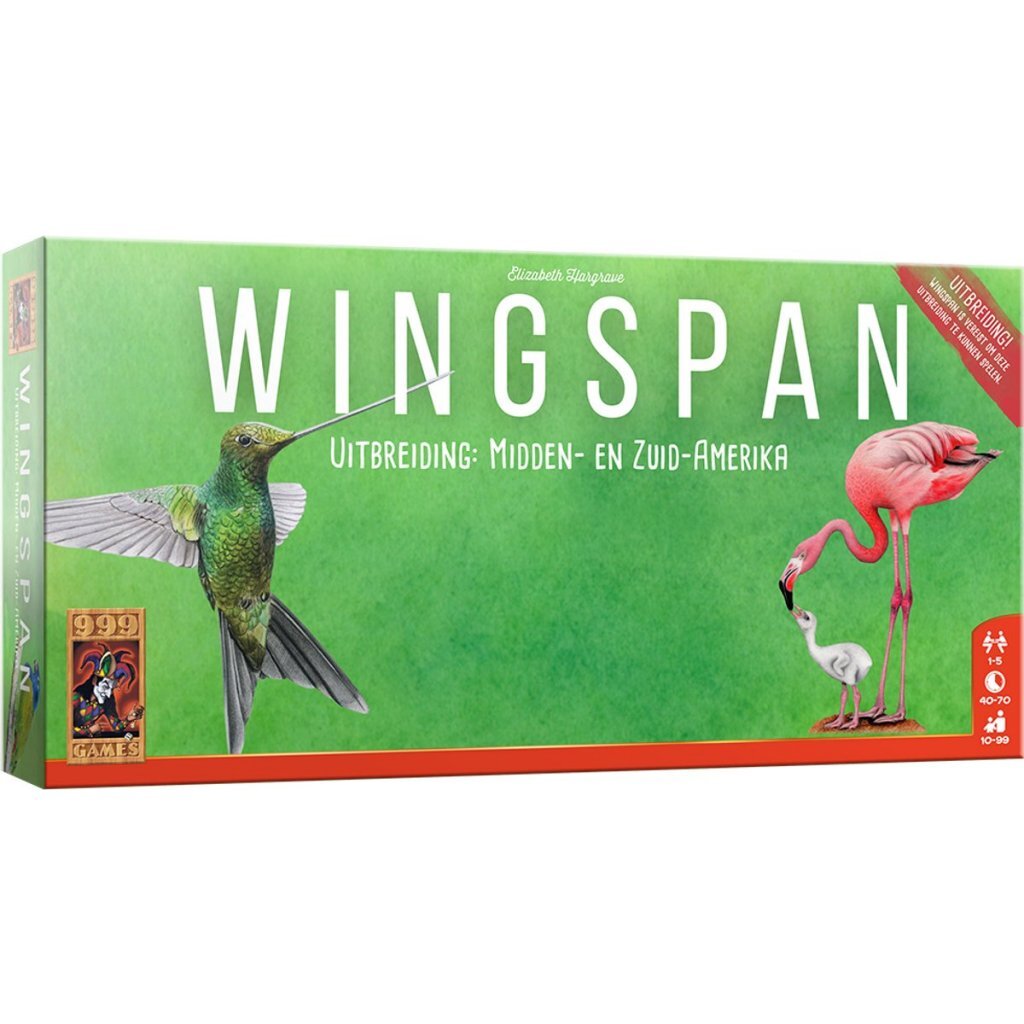 8721184284353 1.jpg 999 Games Wingspan Uitbreiding Midden- en Zuid-Amerika