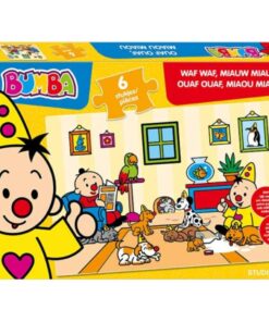 Bumba Puzzel Waf Waf Miauw Miauw 6 Stukjes