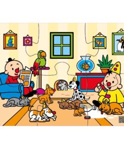 Bumba Puzzel Waf Waf Miauw Miauw 6 Stukjes