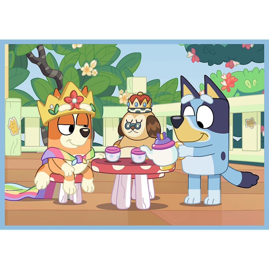 5900511346374 3.jpg Trefl Bluey 4in1 Puzzel 12-24 Stukjes