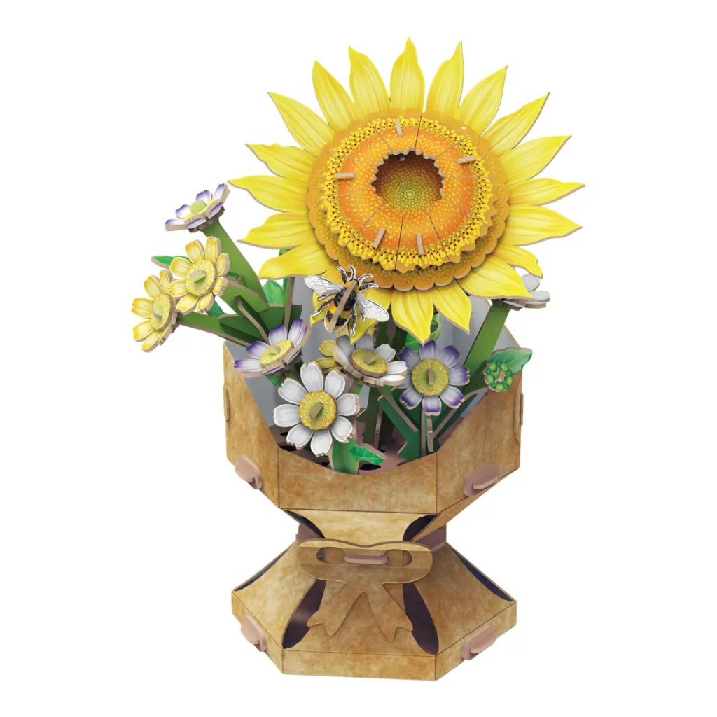 Cubic Fun 3D Puzzel Zonnebloem 102 Stukjes