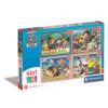 Supercolor 4in1 Puzzel Paw Patrol 12-24 Stukjes Clementoni Supercolor 4in1 Puzzel Paw Patrol 12-24 Stukjes