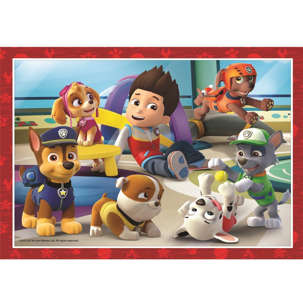 8005125215133 3.jpg Clementoni Supercolor 4in1 Puzzel Paw Patrol 12-24 Stukjes