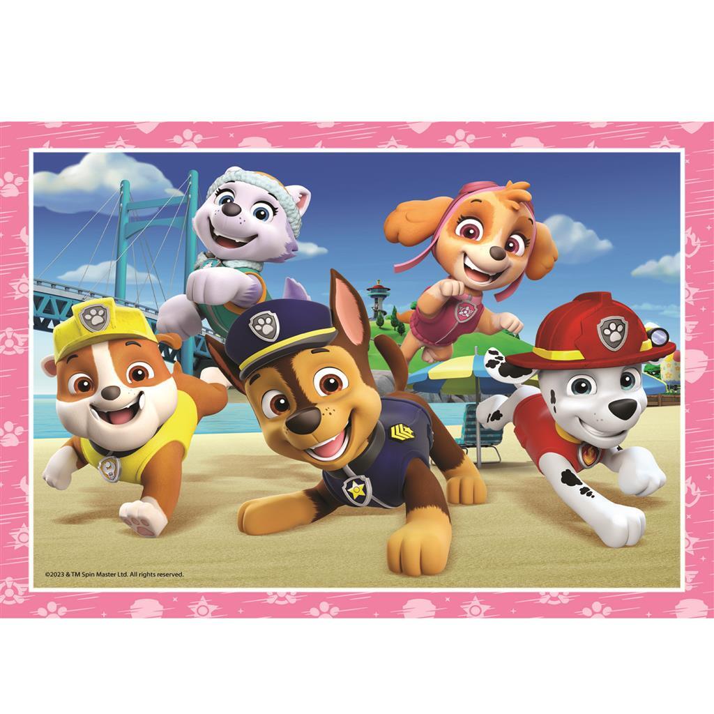 8005125215133 4.jpg Clementoni Supercolor 4in1 Puzzel Paw Patrol 12-24 Stukjes