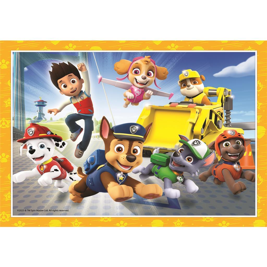 8005125215133 5.jpg Clementoni Supercolor 4in1 Puzzel Paw Patrol 12-24 Stukjes