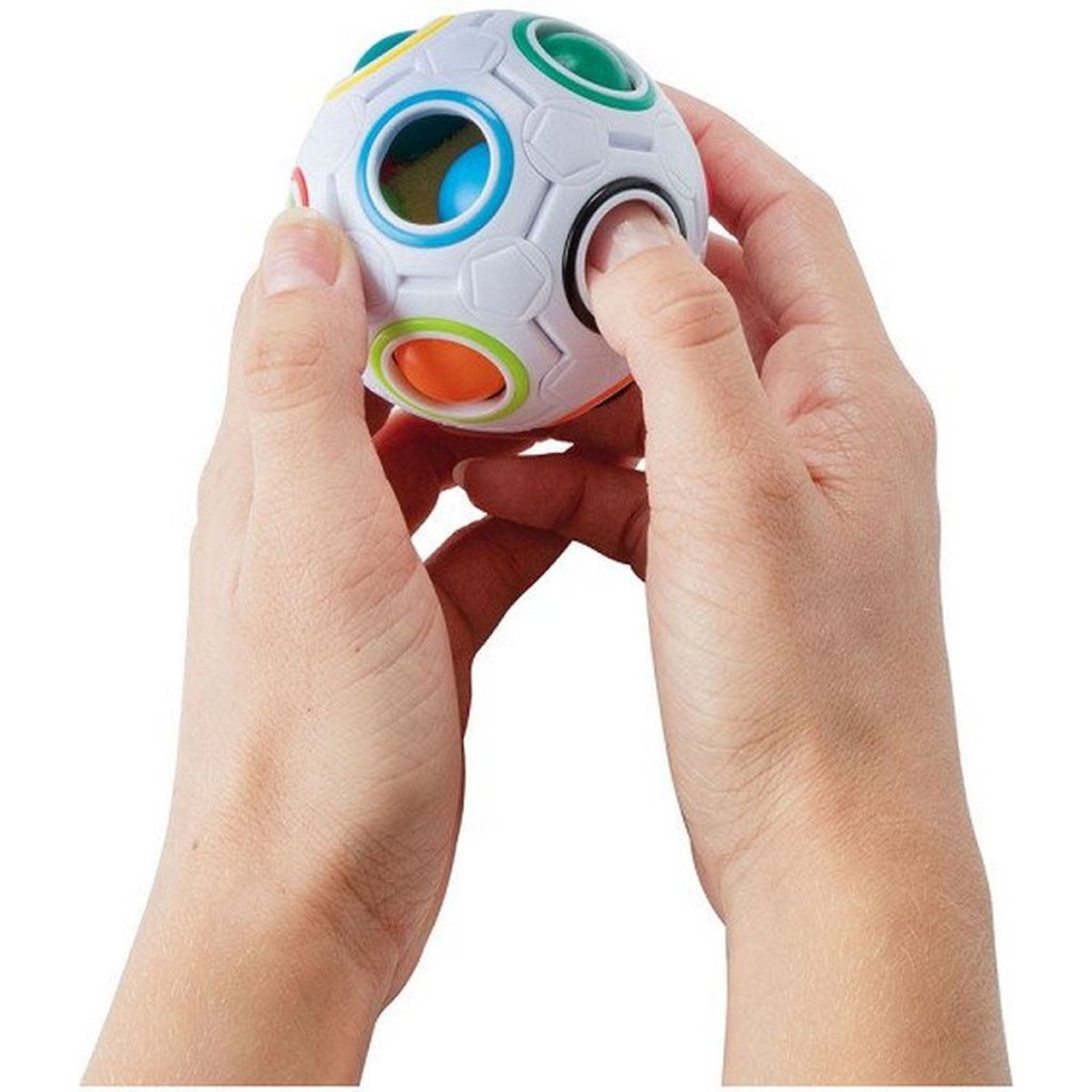 8714627000177 3.jpg Toi-Toys Brain Quest Magische Puzzelbal 7 cm