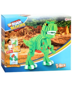 8719904435420 6.jpg Toi-Toys Knutselpuzzel Dinosaurus 25,8 Cm Groen 104-delig