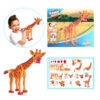 Toi-Toys 3D Puzzel Giraffe Junior 31,5 Cm Foam Oranje 104-delig Toi-Toys 3D Puzzel Giraffe Junior 31,5 Cm Foam Oranje 104-delig