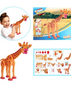 Toi-Toys 3D Puzzel Giraffe Junior 31,5 Cm Foam Oranje 104-delig