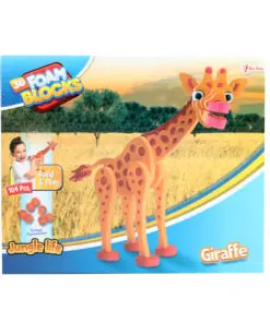 Toi-Toys 3D Puzzel Giraffe Junior 31,5 Cm Foam Oranje 104-delig