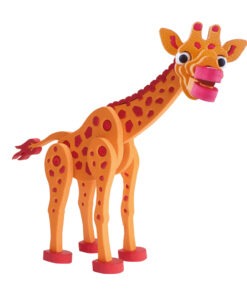 Toi-Toys 3D Puzzel Giraffe Junior 31,5 Cm Foam Oranje 104-delig