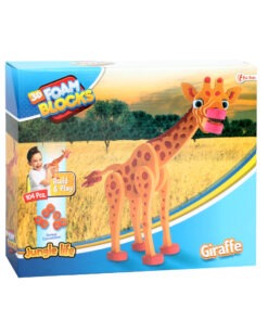 Toi-Toys 3D Puzzel Giraffe Junior 31,5 Cm Foam Oranje 104-delig