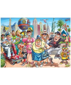 Jumbo Puzzel Wasgij Original 48 What Happens In Vegas! 1000 Stukjes