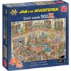 Jumbo Puzzel Jan van Haasteren De Bibliotheek 500 XL Stukjes + Poster