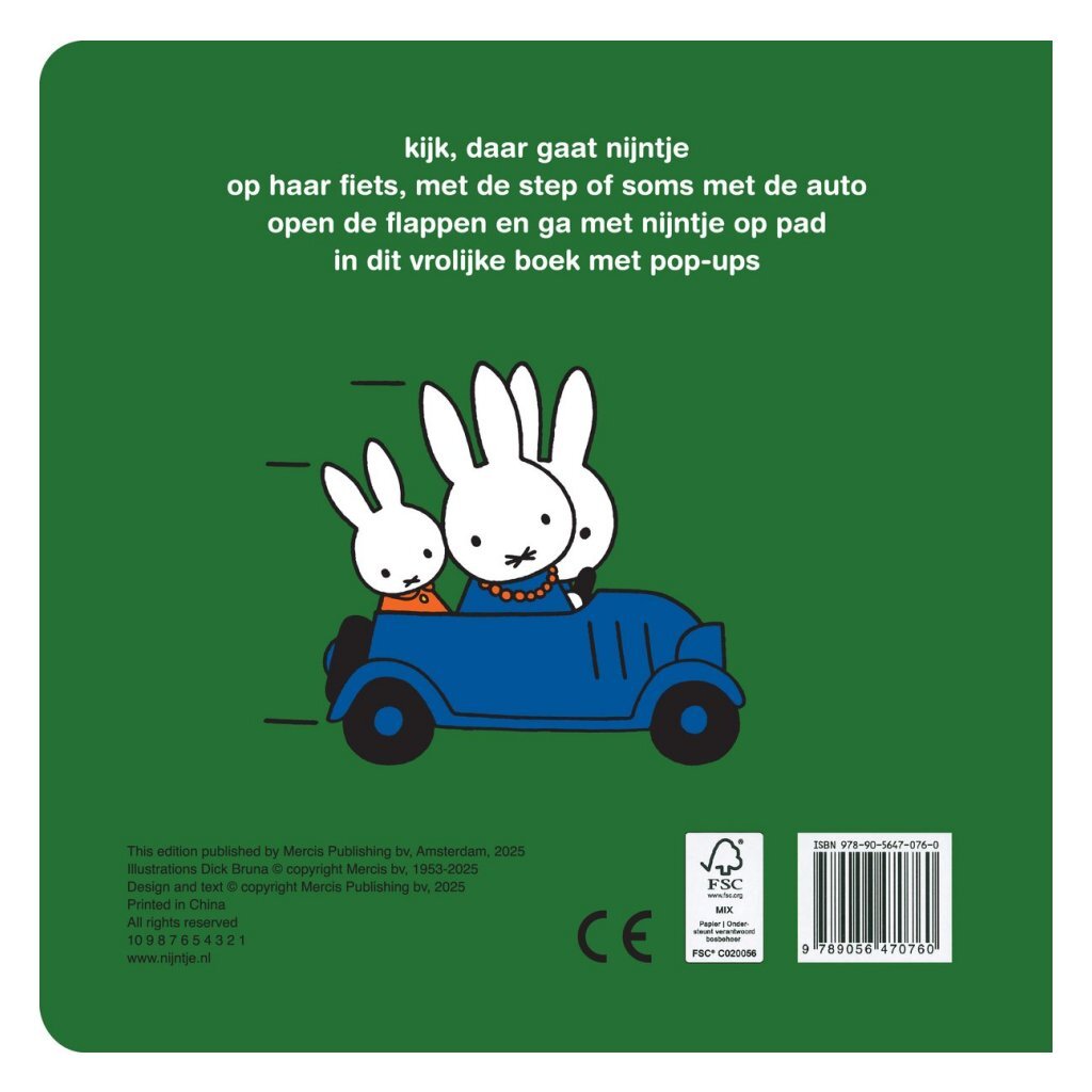 9789056470760 2.jpg Nijntje Boek Daar Gaat Nijntje